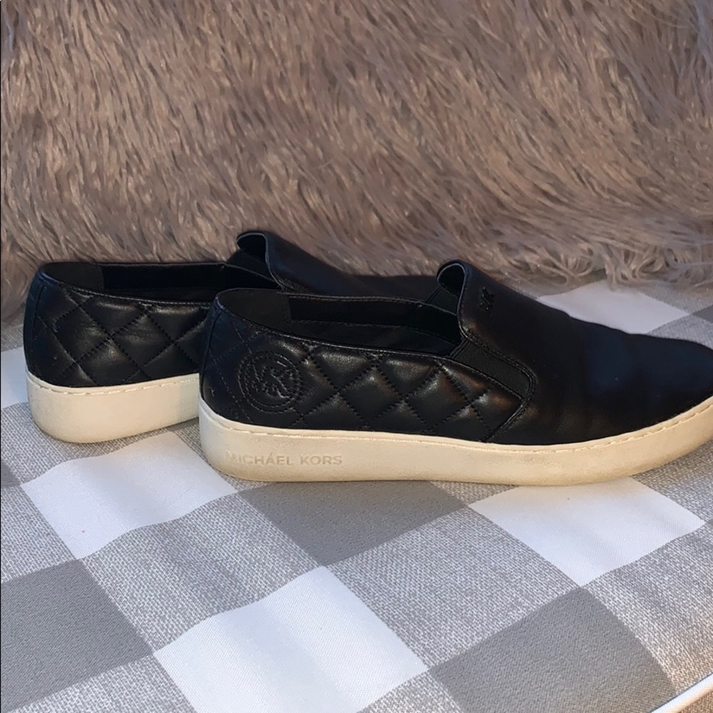 Michael Kors leather slip-ons